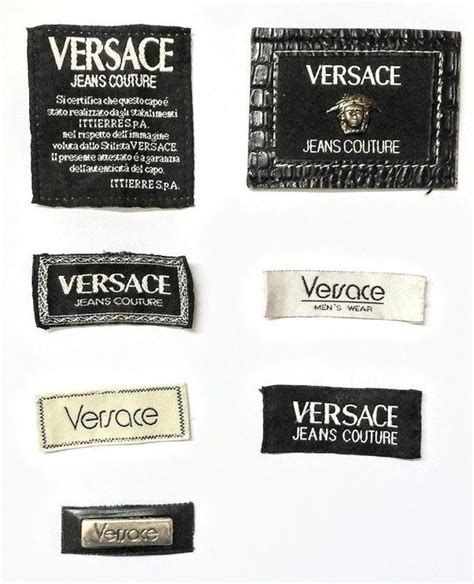 vintage versace tags.